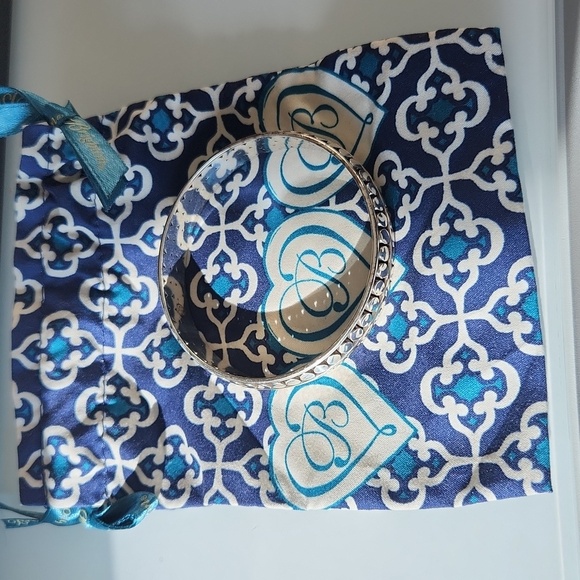 Brighton Silvertone Bangle Bracelet - Picture 3 of 6